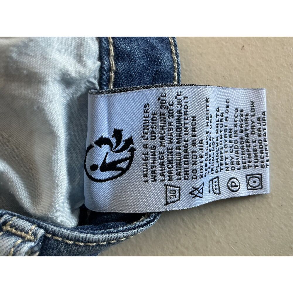 Original Vintage Hand Crafted Place Du Jour Denim Jeans Size 38 European - Picture 8 of 8